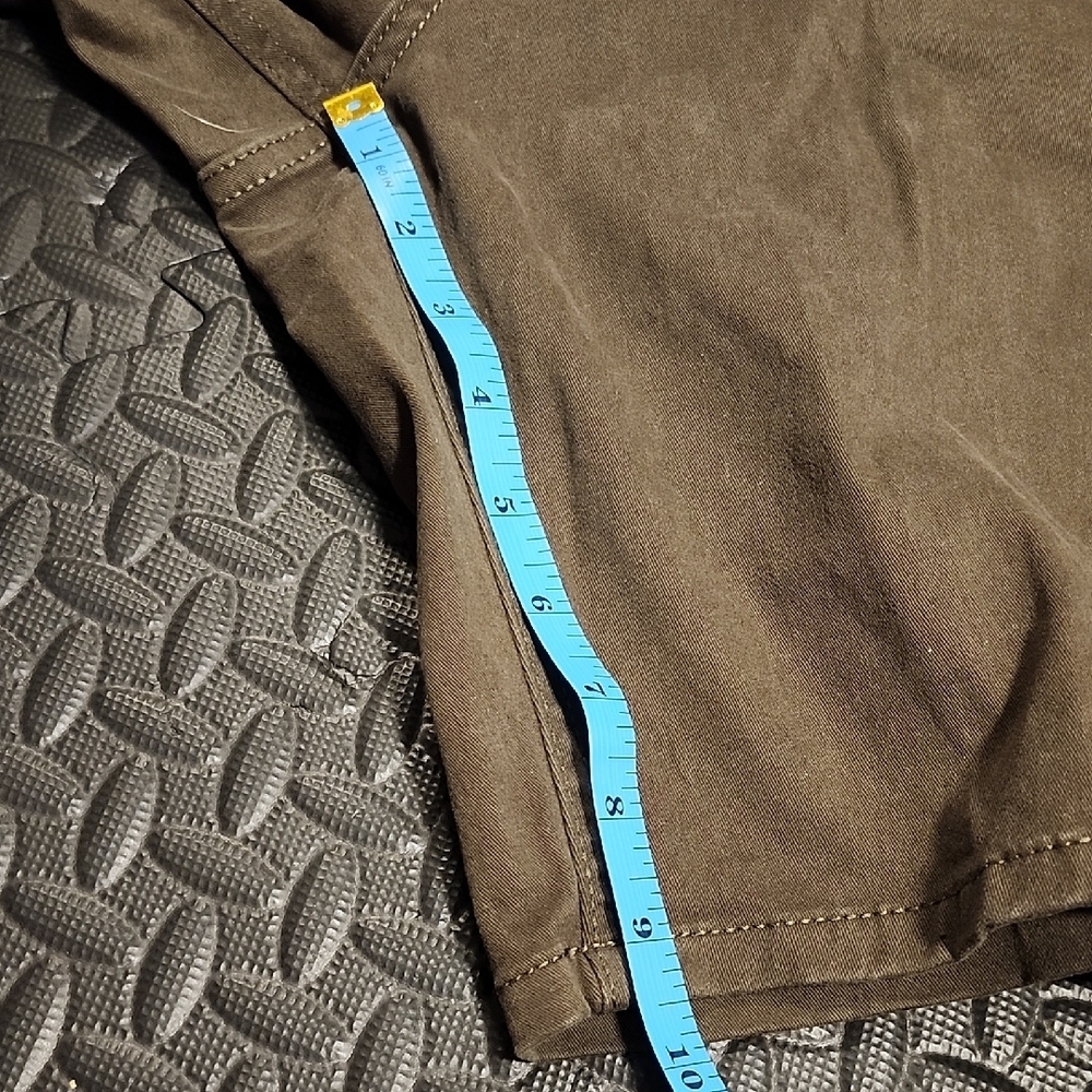 JD Collection Men's Brown Flat Front Shorts Size 36 - Picture 5 of 7